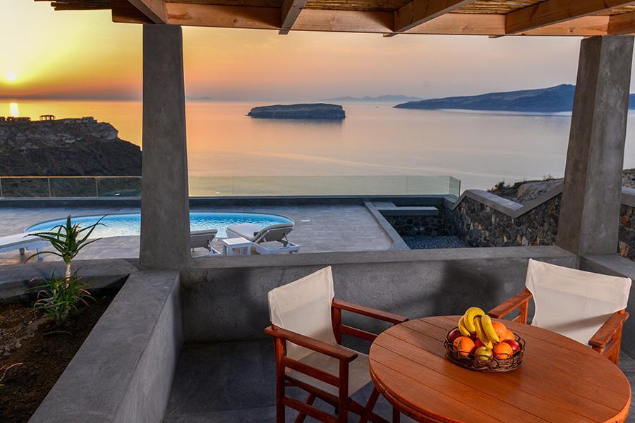 Our Villa Santorini Акротірі Екстер'єр фото
